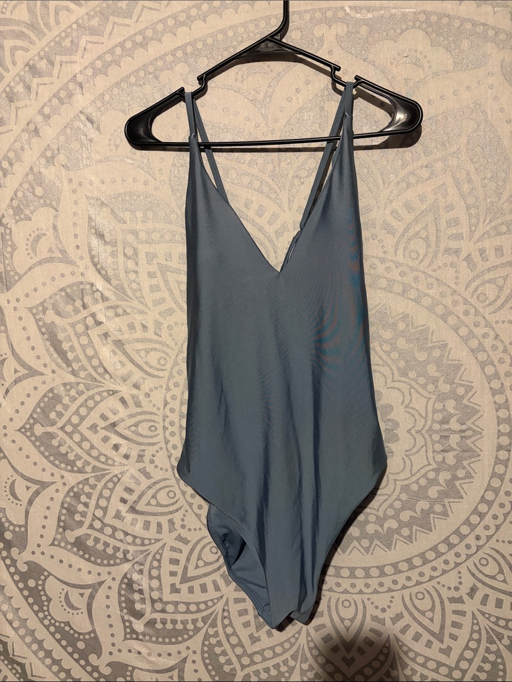 Shade & Shore Blue One-Piece Swimsuit size Large